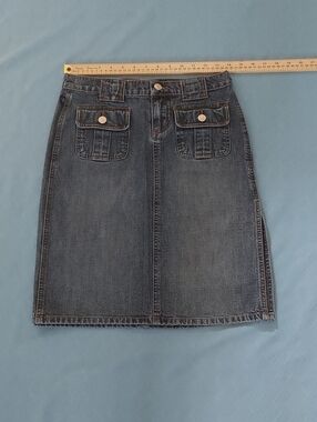 Vintage Tyte Classic Dark Wash Denim Skirt